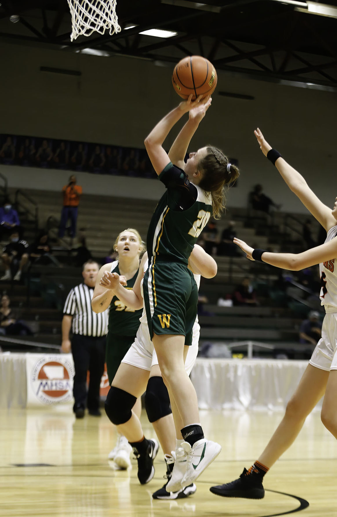 Class A girls Whitefish's Mikenna Ells